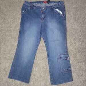 Vintage 90's Y2k Kikwear Kikgirl Baggy Hipster High Rise Jeans Size 24